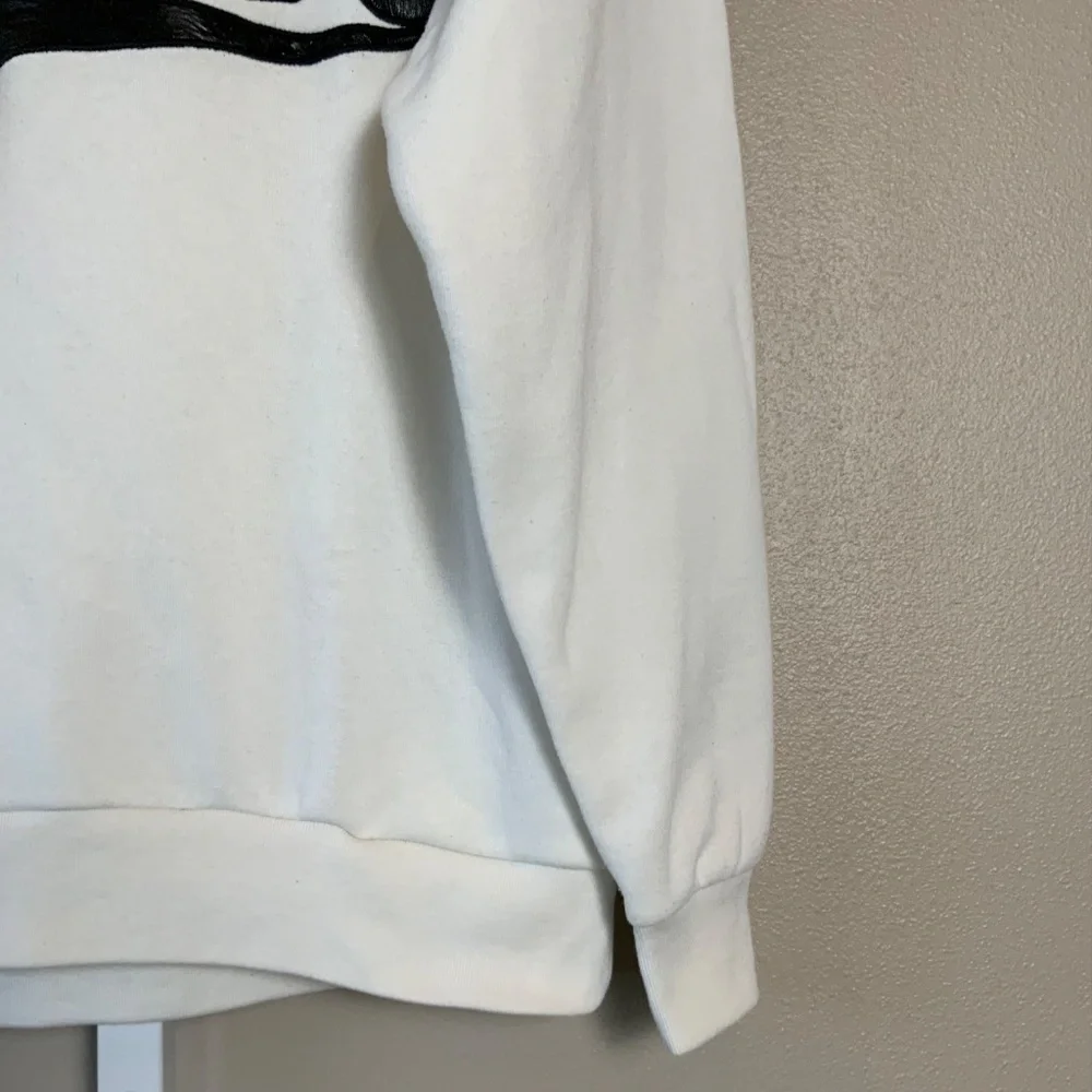 Victoria's Secret PINK Faux Leather Dotted Applique Sweatshirt - Picture 13 of 16